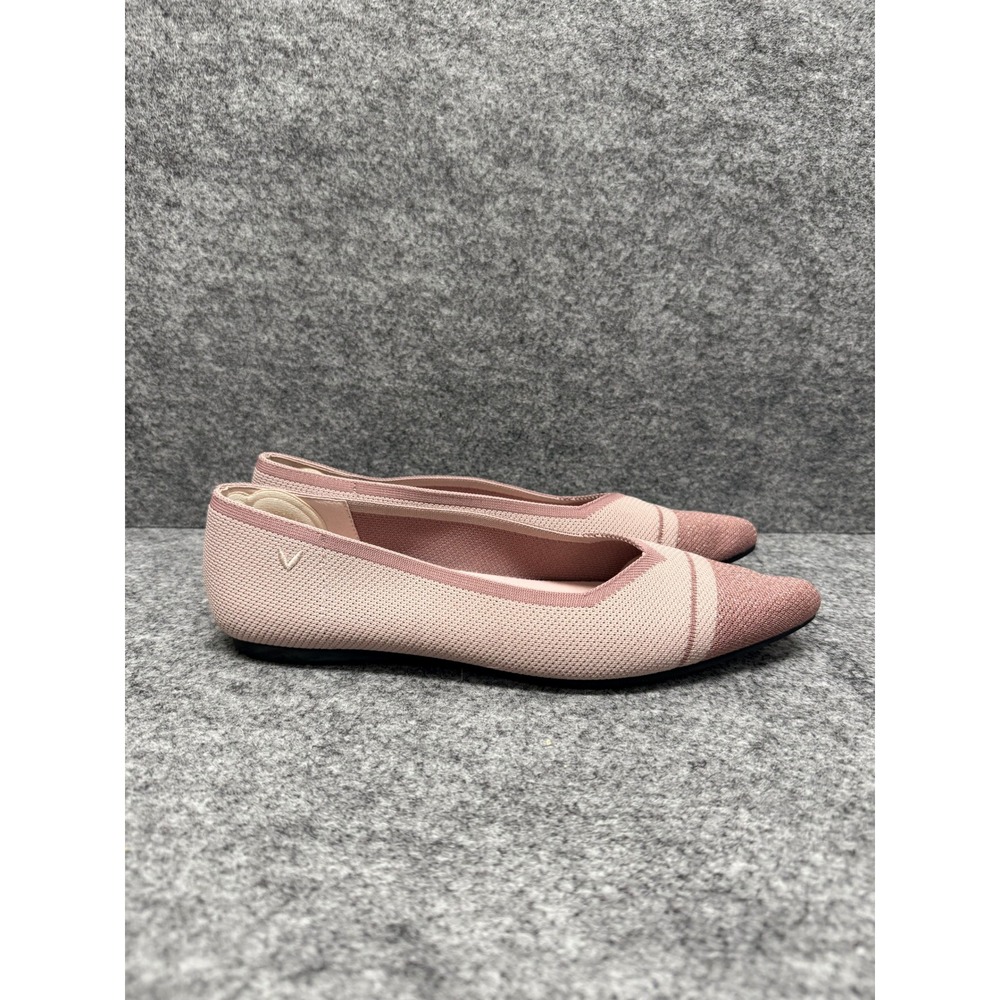 VIVAIA Pink Knit‎ Pointed Toe Flats Women's Size 9/40